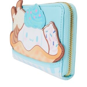 Loungefly SDCC Limited Edition Cinnamoroll Ice Cream Cosplay Zip Around Wallet
